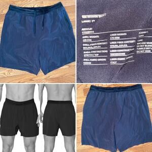 Ten Thousand $69 BLK Mens The Session Short Lined sz LG 7” EUC